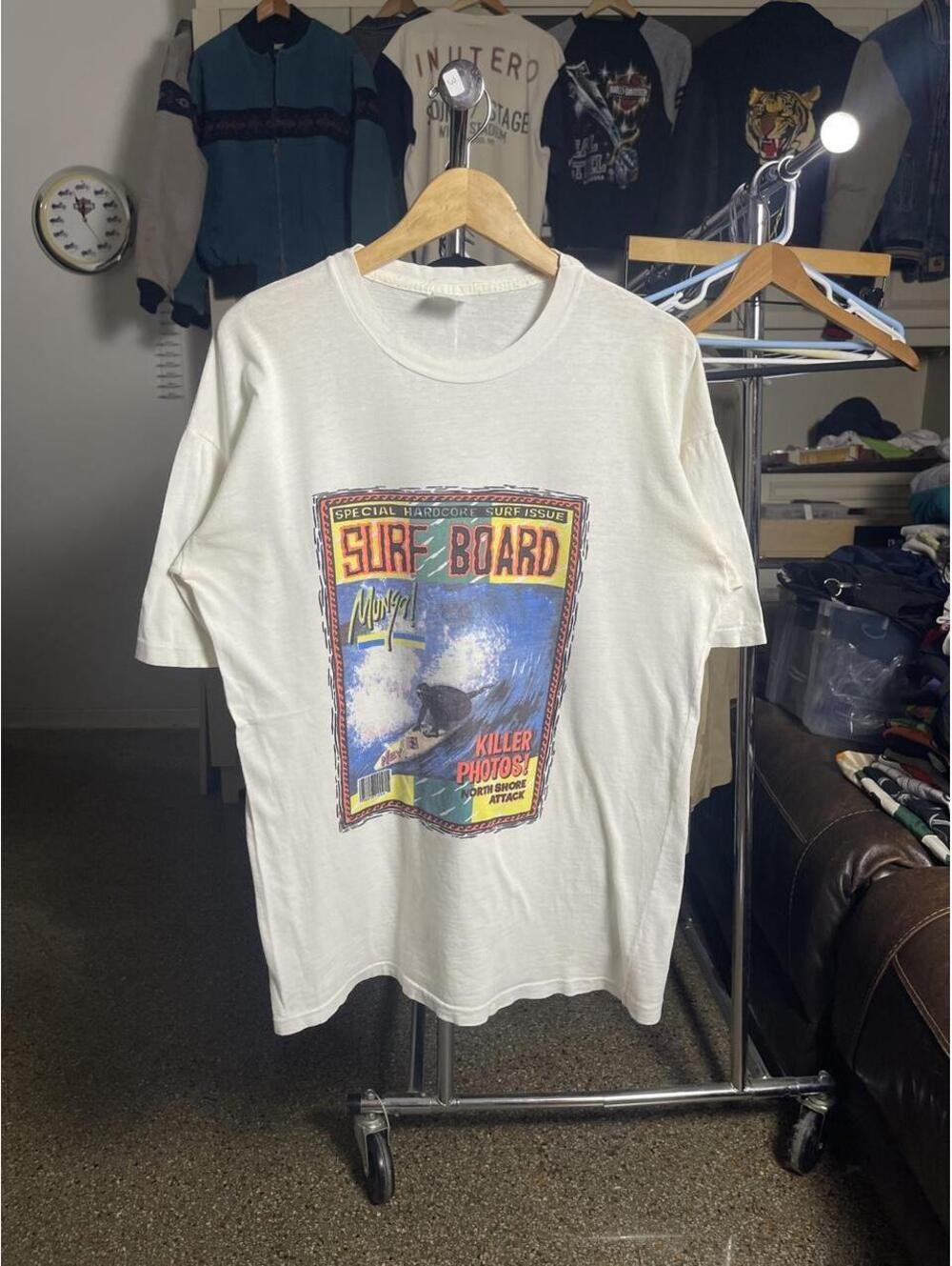 Vintage 90s Surf Board Magazine Promo Shirt